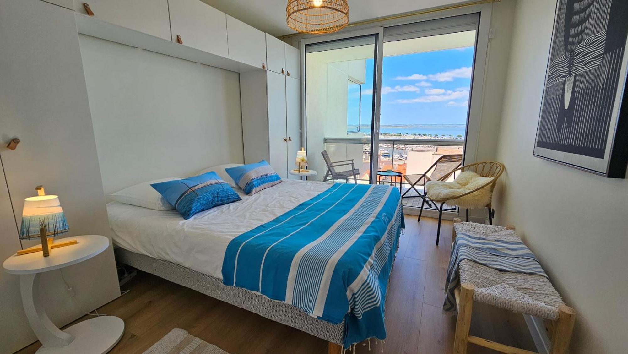 아르카숑 Vue Panoramique Sur Bassin,Piscine Et Terrasse 아파트 외부 사진